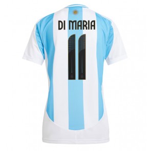 Argentina Angel Di Maria #11 Dámské Domácí Dres Copa America 2024 Krátký Rukáv